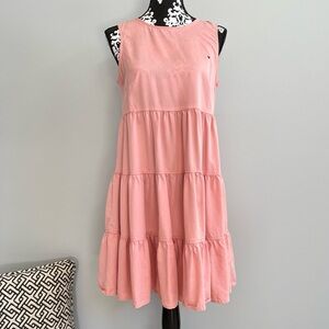 Tommy Hilfiger Sleeveless Tiered Shift Dress Size 4 Casual Summer Feminine